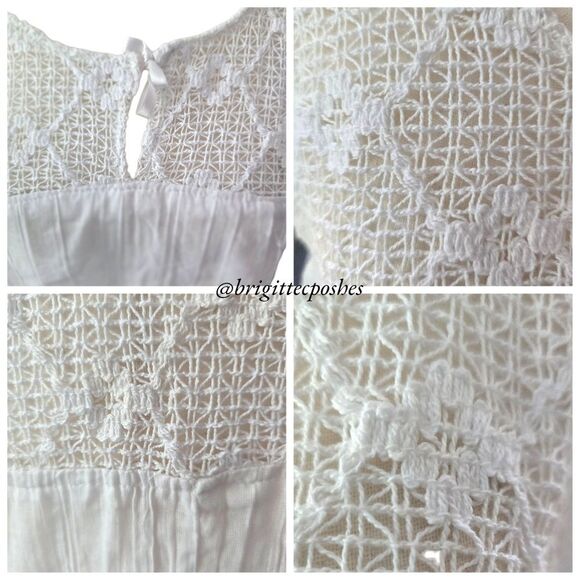 HANDMADE Traditional Laced Mexican Blouse - Picture 5 of 13